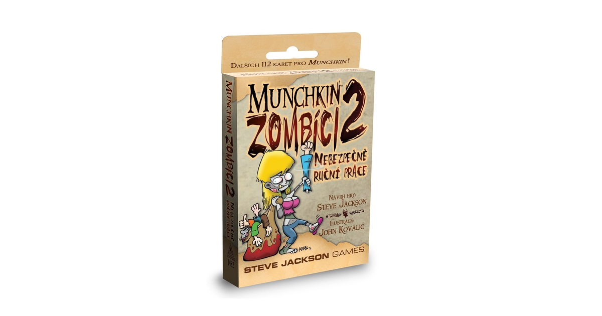 Munchkin Zombíci 2 - Nebezpečně ruční práce - Deskové hry | Planeta Her
