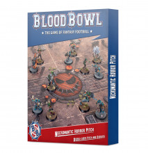 Blood Bowl Necromantic Horror Pitch – Double-sided Pitch and Dugouts (hřiště)