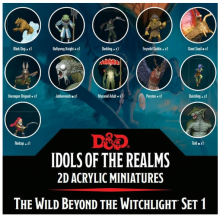 D&D Idols of the Realms - 2D Acrylic Miniatures - The Wild Beyond the Witchlight Set1