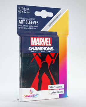Marvel Champions Art Sleeves - Black Widow (50+1 Sleeves)