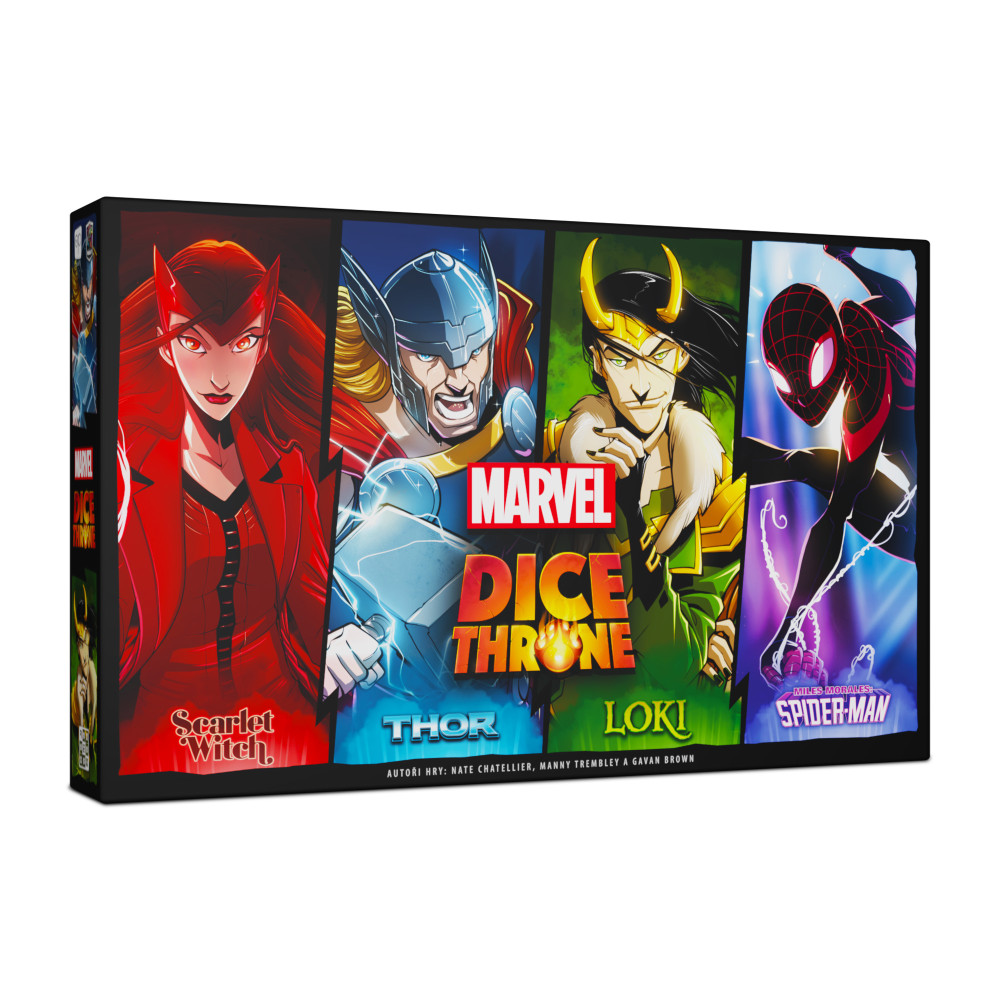 Desková hra Marvel Dice Throne.