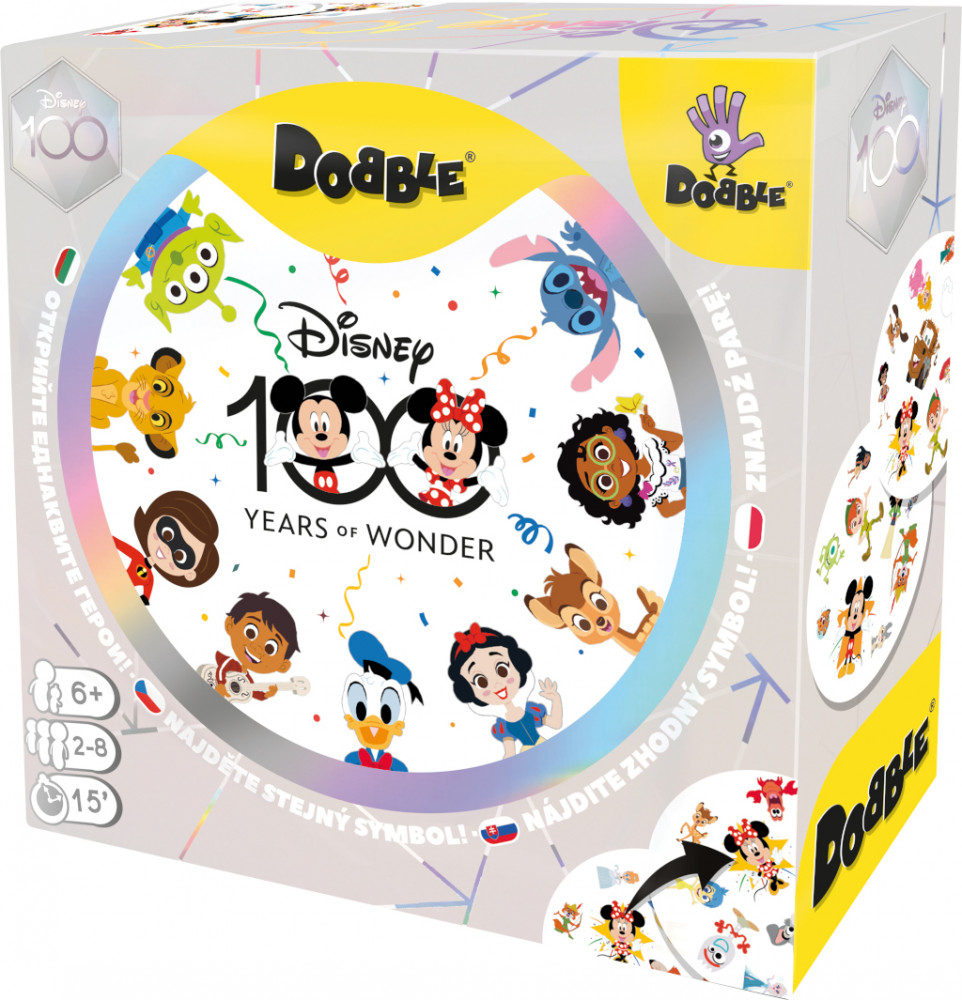 Dobble Disney 100. výročí - Karetní hra