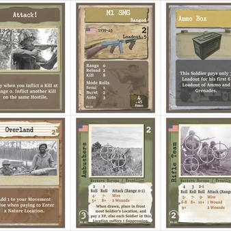 Warfighter The WWII Tactical Combat Card Game Deskov  