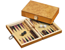 Backgammon dřevěný cestovní - 1170