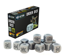 Bolt Action: Order dice Grey - šedá kostka rozkazu 1 ks