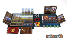 Custom 3D deska hráče Heroes of Might & Magic III: Desková hra