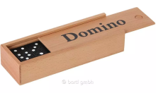 Domino v dřevěné krabičce