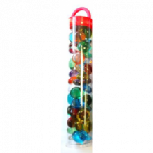 Gaming Glass Stones in Tube - Assorted Crystal