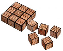 Hlavolam Sudoku dřevěný - 3514