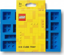 Lego Iconic - Silikonová forma na led - modrá