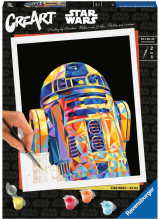 Malování podle čísel - CreArt - Star Wars - R2D2 24 x 30 cm