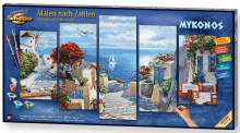 Malování podle čísel - Mykonos - Polyptych