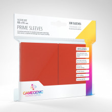 Obaly na karty Gamegenic - Prime Red - 66 x 91 mm 100 ks