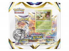 Pokémon TCG: SWSH09 Brilliant Stars - 3-pack Blister Leafeon