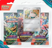 Pokémon TCG: Twilight Masquerade - 3-Pack Blister - Snorlax