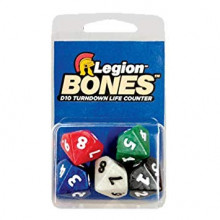 Sada 5 kostek D10 Turndown - Legion Bones