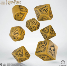 Sada 7 kostek Harry Potter Hufflepuff Modern Dice Set - zlatá