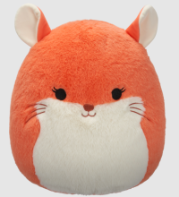 SQUISHMALLOWS Fuzzamallows Činčila - Erica, 30 cm