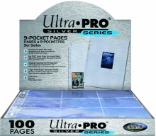 Stránkové obaly na 9 karet - Ultra Pro Silver (100ks)