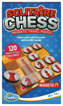 ThinkFun Solitérní šachy Magnetická cestovní hra