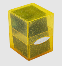 UltraPRO: Satin cube, krabička na 100 a více karet - blyštivě zlatá