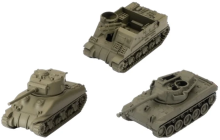 USA Tank Platoon - World of Tanks Miniatures Game: M4A1 Sherman, M7 Priest, M18 Hellcat