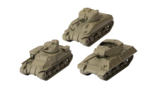 USA Tank Platoon - World of Tanks Miniatures Game: M3 Lee, M4A1 Sherman, M10 Wolverine
