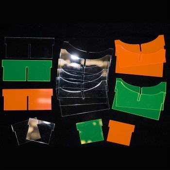 17 Acrylic Dividers - Plastové oddělovače karet