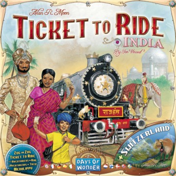 Ticket to Ride: India and Switzerland