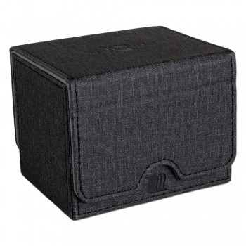 Blackfire Convertible Premium Deck Box Single Horizontal 100+ Standard Size Cards - Black