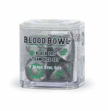 Blood Bowl Black Orc Team Dice Set (kostky)