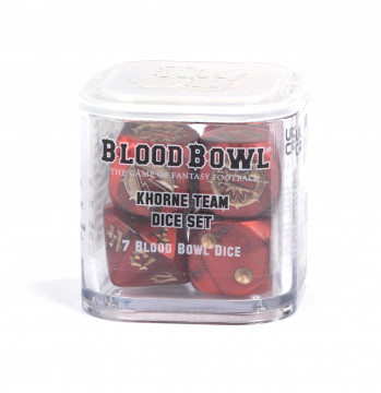 Blood Bowl Khorne Team Dice Set (kostky)