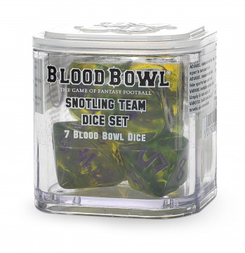 Blood Bowl Snotling Team Dice Set (kostky)