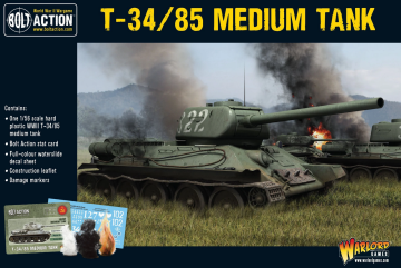 Bolt Action: T-34/85 medium tank Plastic Box Set