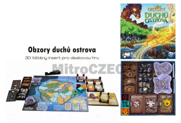 Custom 3D insert Obzory duchů ostrova