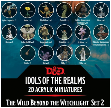 D&D Idols of the Realms - 2D Acrylic Miniatures - The Wild Beyond the Witchlight Set2