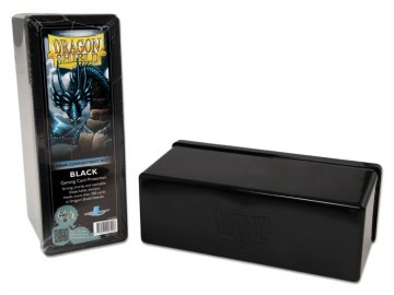 Dragon Shield 4-Compartment Card Storage Box - Black - pořadač na karty