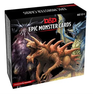 Dungeons & Dragons RPG: Monster Card Deck - Epic Monsters (77 karet)