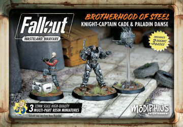 Fallout: Wasteland Warfare Brotherhood of Steel Knight - Captain Cade and Paladin Danse