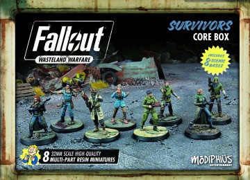 Fallout: Wasteland Warfare Survivors core box