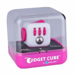 Fidget Cube - Zuru Antsy Labs Original - bílá / růžová