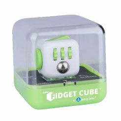 Fidget Cube - Zuru Antsy Labs Original - bílá / zelená