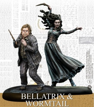 Harry Potter Miniatures Adventure Game - Bellatrix and Wormtail