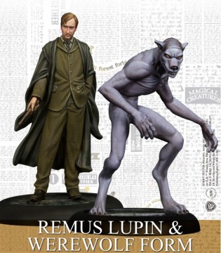 Harry Potter Miniatures Adventure Game - Remus Lupin and Werevolf Form