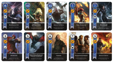 Karetní hra Gwint - Ballads Legendary Foil Cards - Severní království - česky