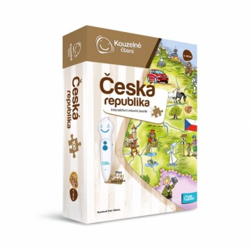 Kouzelné čtení - puzzle Česká republika