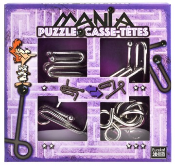 Kovový hlavolam Puzzle Mania - Insane