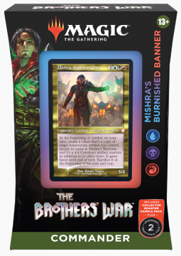Magic: The Gathering - The Brothers' War Mishra's Burnished Banner Commander Deck