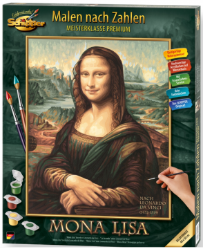 Malování podle čísel - Mona Lisa - 40 x 50 cm