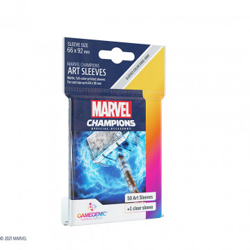 Marvel Champions Art Sleeves - Thor (50+1 Sleeves)